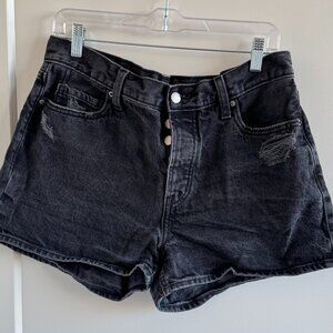 Old Navy slouchy straight denim shorts in size 10